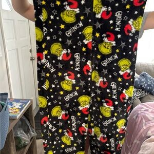 Grinch Women's Pajama Bottoms - Black and Green